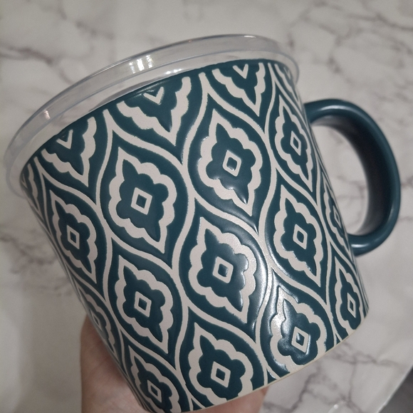 ABODE Teal Container with Lid - Picture 2 of 9